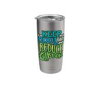 Keep Cool and Reduce Carbon Climate Change Environmentalist Stainless Steel Insulated Tumbler