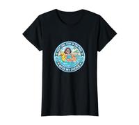 Keep Cool Stay in The Pool with My Duckie Value Graphic T-Shirt, Women, Black, M