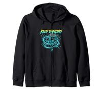 Keep Dancing Energy Music Urban Style Art Zip Hoodie