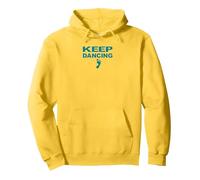Keep Dancing Foot Motivational Dance Lover Pullover Hoodie, Adult Unisex, Lemon, XL
