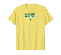 Keep Dancing Foot Motivational Dance Lover T-Shirt, Men, Lemon, XL