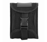 KEEP DIVING 3KG Scuba Diving Weight Belt Pocket with Quick Release Buckle Waterproof Durable Adjustable Lead Weight Pouch for Scuba Divers Black Red 16x13x5cm (Black)