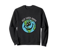 Keep Earth Happy - No Planet B, Peace, Animals, Environment Sweatshirt