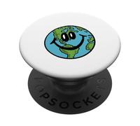Keep Earth Happy - Save The Planet, World Peace, Environment PopSockets Adhesive PopGrip