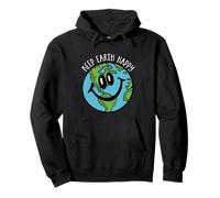 Keep Earth Happy - Save The Planet, World Peace, Environment Pullover Hoodie