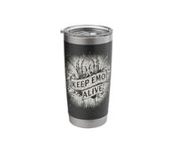 Keep Emo Alive Broken Heart Graphic for Alt Scene Stainless Steel Insulated Tumbler