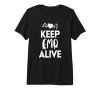 Keep Emo Alive Dark Bat Heart Premium T-Shirt