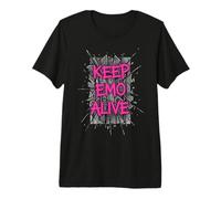 Keep Emo Alive Pink Aesthetic for Goths Premium T-Shirt