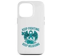 Keep Fighting Keep Believing Awareness Case for iPhone 13 Pro
