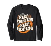 Keep Fighting Keep Hoping Leukemia Awareness Long Sleeve T-Shirt
