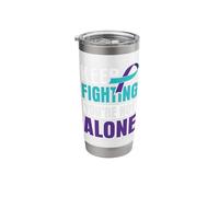 Keep Fighting You're not Alone Stainless Steel Insulated Tumbler
