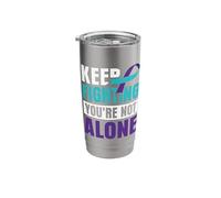 Keep Fighting You're not Alone Stainless Steel Insulated Tumbler