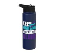 Keep Fighting You're not Alone Stainless Steel Insulated Water Bottle