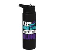 Keep Fighting You're not Alone Stainless Steel Insulated Water Bottle