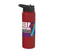 Keep Fighting You're not Alone Stainless Steel Insulated Water Bottle