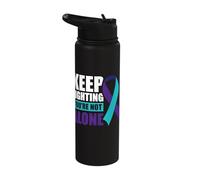 Keep Fighting You're not Alone Stainless Steel Insulated Water Bottle