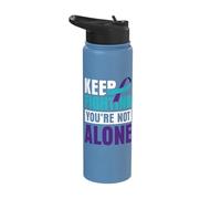 Keep Fighting You're not Alone Stainless Steel Insulated Water Bottle