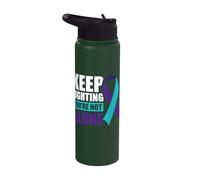 Keep Fighting You're not Alone Stainless Steel Insulated Water Bottle