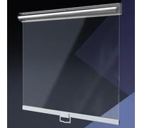 Keep Fresh Transparent Roller Shade,Food Protection Cover,Refrigerator Partition Curtain,HD Screen,for Freezer/Showcase,Waterproof Clear Roll Up Blinds for Exterior (65×150cm/25×59in)