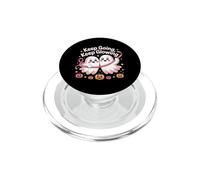 Keep Going Pink Ribbon Breast Cancer Survivor Support PopSockets PopGrip for MagSafe