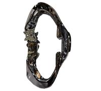 Keep in Style Large Cloud Claw Clip with Butterfly - Metallic Look Durable Plastic Hair Clip for Women & Girls, Strong Grip, Stylish Accessory for Thick or Fine Hair (Pack of 1)