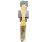 Keep in Style Natural Wood Hair Brush with Slim Handle - Detangles Gently, Reduces Frizz, Daily Styling for All Hair Types, Eco-Friendly Wooden Bristles (Hard Bristles)