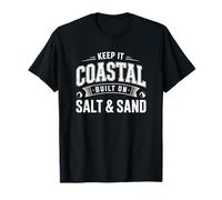 Keep It Coastal Built On Salt and Sand Summer Beach Vibes T-Shirt