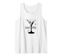 Keep It Filthy, Dirty Martini Funny Saying, Simple Bartender Tank Top