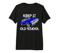 Keep It Old School Lowrider Car Chicano Low & Slow Oldies Premium T-Shirt