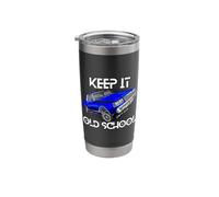 Keep It Old School Lowrider Car Chicano Low & Slow Oldies Stainless Steel Insulated Tumbler