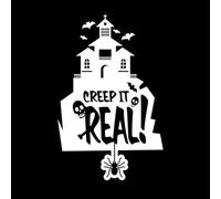 Keep it Real Mural and Wall Vinyl Decal 57.6x90.6cm It Won't Fall Off White