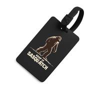Keep It Sasquatch Bigfoot Luggage Tags for Suitcases Handbag Tag Labels Travel Accessories Privacy Cover ID Label