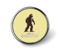 Keep It Sasquatch Bigfoot Round Enamel Brooch Pin Button Badges Decoration Hat Clothing Bag Accessories Gift Crafts