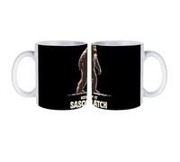 Keep It Sasquatch Bigfoot White Coffee Mugs Gloss Ceramic Cappuccino Cups with Handle