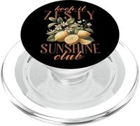 Keep It Zesty Sunshine Club Lemon Blossom PopSockets PopGrip for MagSafe