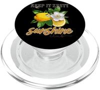 Keep It Zesty Sunshine Club Lemon Blossom PopSockets PopGrip for MagSafe
