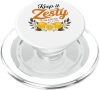 Keep It Zesty Sunshine Club Lemons Blooms PopSockets PopGrip for MagSafe