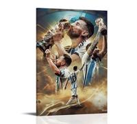 KEEP MARY Devoted to All Things Messi Wall Art Picture Print Modern Family Room Decor 08 x 12 Inches (20 x 30 cm)