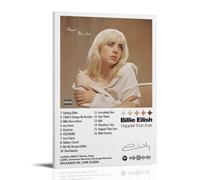 KEEP MARY Happier Than Ever - Billie Eilish Poster Decorative Painting Canvas Wall Art Living Room Poster Bedroom Painting 12 x 18 Inch (30 x 45 cm)