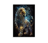 KEEP MARY Leo Zodiac Art Poster Decorative Painting Canvas Wall Art Living Room Poster Bedroom Painting 12 x 18 Inch (30 x 45 cm)