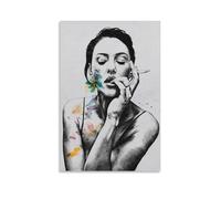 KEEP MARY Monica Bellucci Tuxedo Wall Art Picture Print Modern Family Room Decor 16 x 24 Inches (40 x 60 cm)