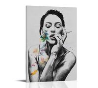 KEEP MARY Monica Bellucci Tuxedo Wall Art Picture Print Modern Family Room Decor 24 x 36 Inches (60 x 90 cm)