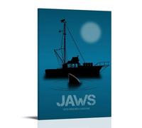 KEEP MARY Movie Jaws Night Wall Art Picture Print Modern Family Room Decor 08 x 12 Inch (20 x 30 cm)
