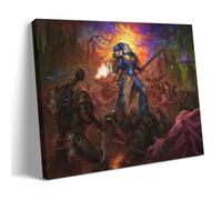 KEEP MARY Warhammer 40,000 Boltgun Wall Art Picture Print Modern Family Room Decor 08 x 12 Inch (20 x 30 cm)