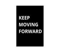 Keep Moving Forward Motivational Vintage Style Poster Set - Wall Decor, Aesthetic Canvas Painting for A Cozy Homer 20x30inch(50x75cm)