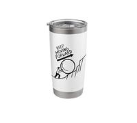 Keep Moving Forward Stainless Steel Insulated Tumbler