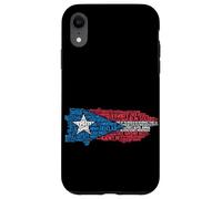 KEEP MOVING Patriotic Word Map Case for iPhone XR