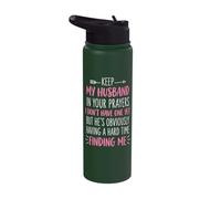 Keep My Husband in Your Prayers Stainless Steel Insulated Water Bottle