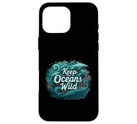 Keep Oceans Wild Marine Life Conservation Ocean Case for iPhone 16 Pro Max