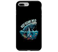 Keep Oceans Wild Whale Conservation Marine Life Design Case for iPhone 7 Plus/8 Plus